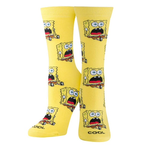 Women's Surprised SpongeBob Socks