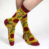 Unisex Pizza Toppings Socks