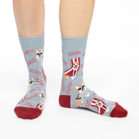 Unisex Corgi Bacon Socks