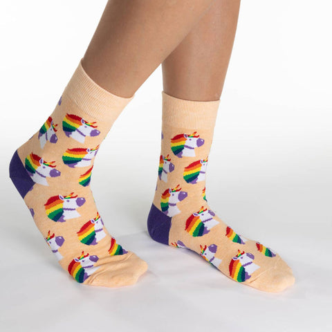 Unisex Rainbow Unicorns Socks