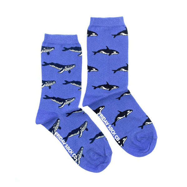 Women's Humpback Whale and Orca Socks