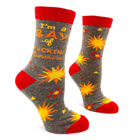 I'm a Ray of Fuckin' Sunshine Women's Socks