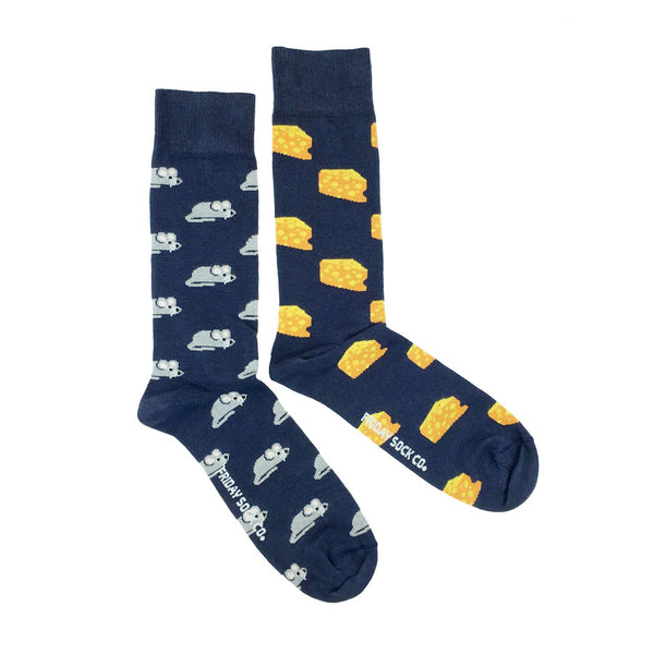 Men's Mouse and Cheese Socks