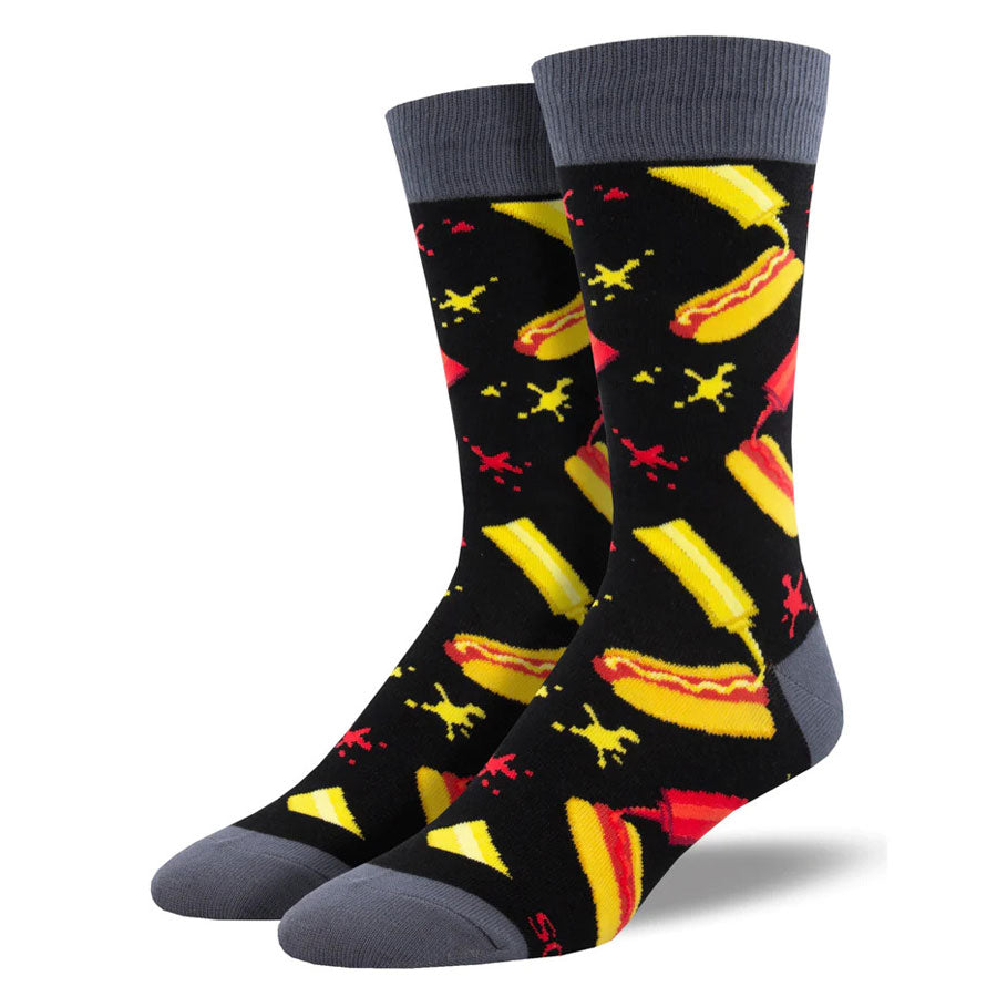 Saucisson Socks Men's Sausage Fest Socks | Fun Novelty Food & Drink Socks - Sock Vault ...