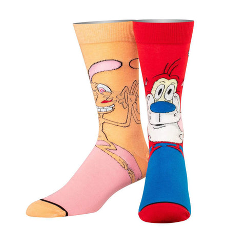 Unisex Ren and Stimpy Socks