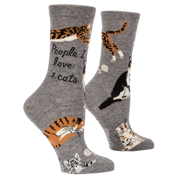 Women's People I Love: Cats Socks