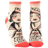 Women's Fight Like A Girl Ankle Socks