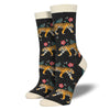 Women's Tiger Floral Silky Soft Bamboo Socks