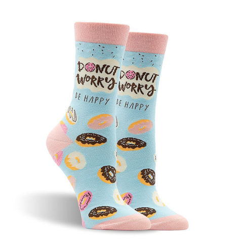 Women's Donut Worry Be Happy Socks