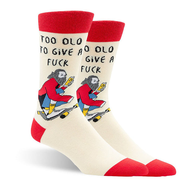 Men's Too Old To Give A Fuck Socks