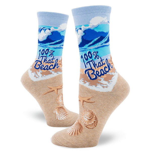 Women's 100% That Beach Socks