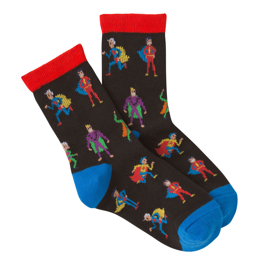 Superhero Socks, Epic Fun Socks for Kids - Sock Vault